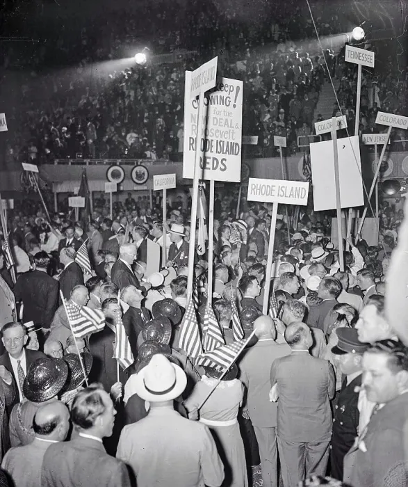 Framed Print : Demonstration at Democratic National Convention Framed Print : Demonstration at Democratic National Convention