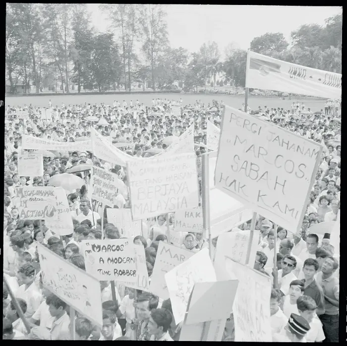 Framed Print : Demonstration in Malaya Framed Print : Demonstration in Malaya