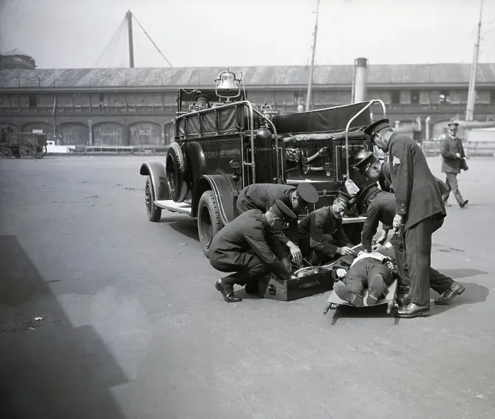 Framed Print : Demonstration Of Resucitation Procedure