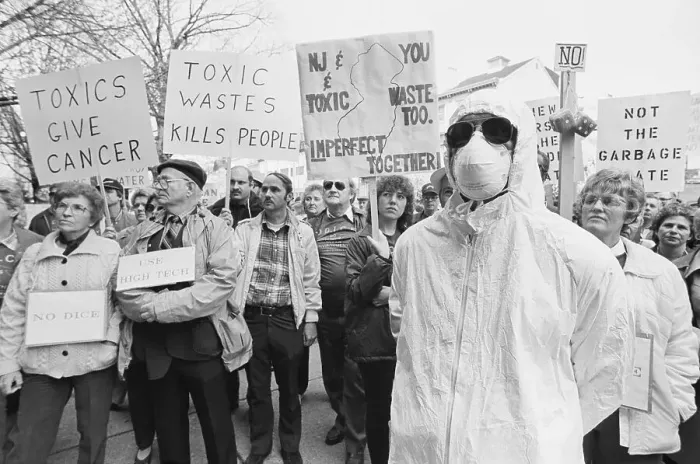 Framed Print : Demonstration Against Toxic Waste Site Framed Print : Demonstration Against Toxic Waste Site