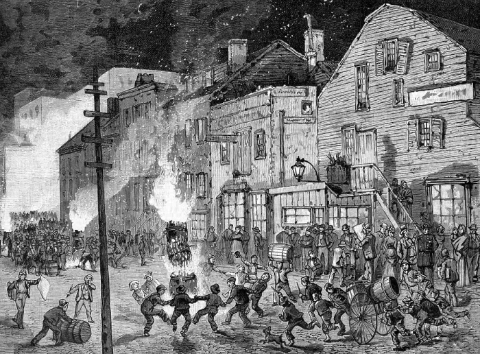 Framed Print : Demonstration Of Young America Framed Print : Demonstration Of Young America