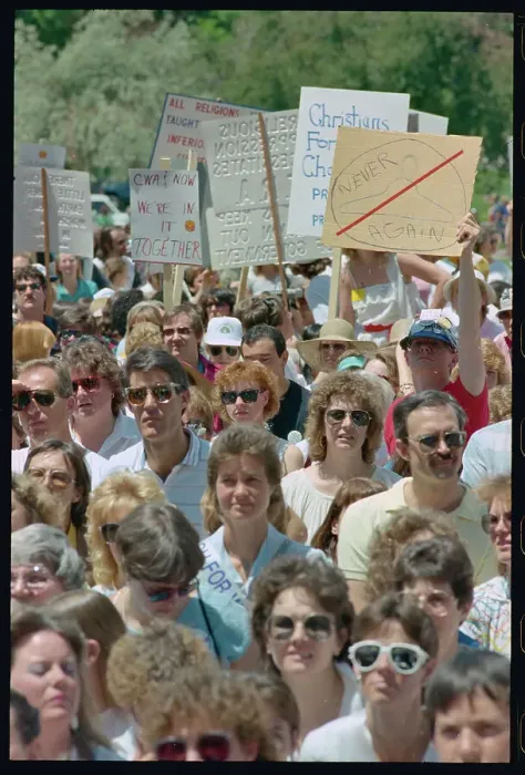 Framed Print : Demonstrators Attending National Organization for Women's Rally Framed Print : Demonstrators Attending National Organization for Women's Rally