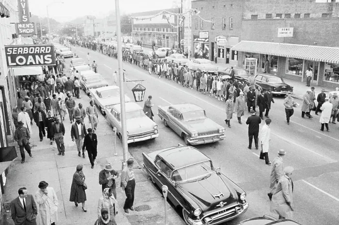 Framed Print : Demonstrators Led by Martin Luther King Framed Print : Demonstrators Led by Martin Luther King