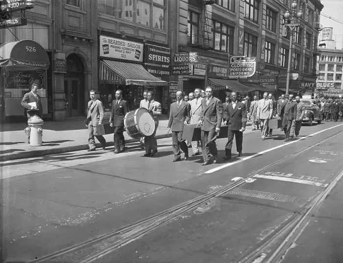 Framed Print : Demonstrators March Against Lynchings Framed Print : Demonstrators March Against Lynchings