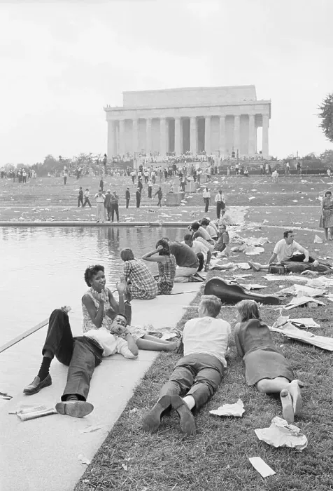 Framed Print : Demonstrators at March On Washington Framed Print : Demonstrators at March On Washington