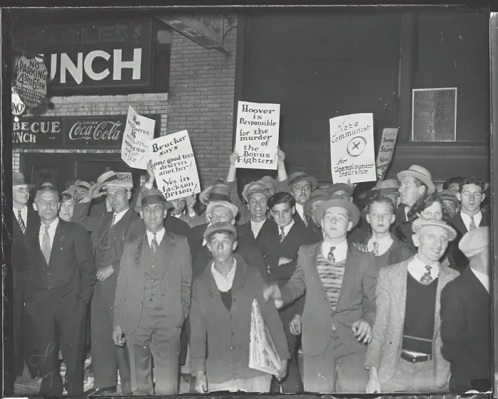 Framed Print : Demonstrators Posing
