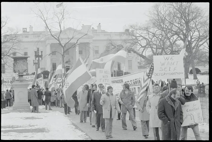 Framed Print : Demonstrators Protesting Framed Print : Demonstrators Protesting