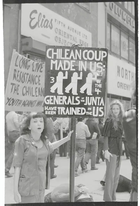 Framed Print : Demonstrators Protesting Framed Print : Demonstrators Protesting