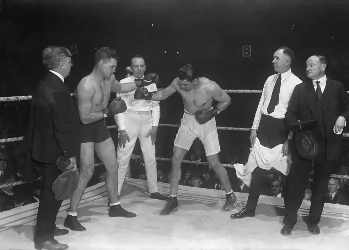 Framed Print : Dempsey-Brennan Fight Framed Print : Dempsey-Brennan Fight