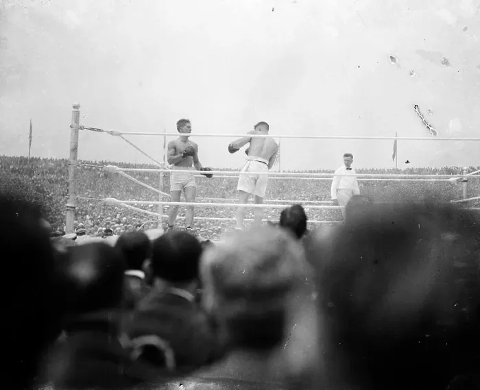 Framed Print : Dempsey-Carpentier Fight Framed Print : Dempsey-Carpentier Fight