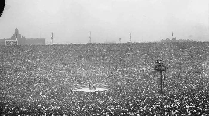 Framed Print : Dempsey-Carpentier Fight Framed Print : Dempsey-Carpentier Fight