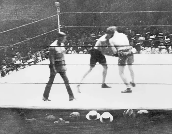 Framed Print : Dempsey vs. Sharkey Boxing Match Framed Print : Dempsey vs. Sharkey Boxing Match