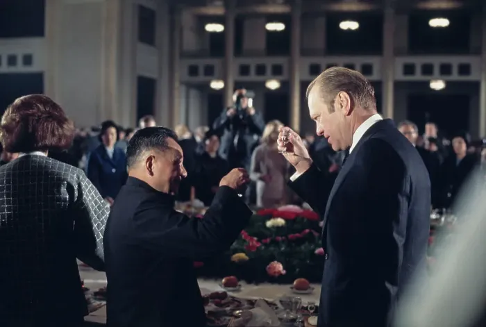 Framed Print : Deng Xiaoping Toasting President Ford Framed Print : Deng Xiaoping Toasting President Ford