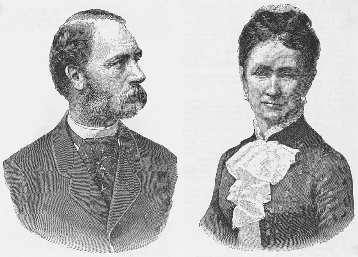 Framed Print : Denmark's King Christian IX and Queen Louise Framed Print : Denmark's King Christian IX and Queen Louise
