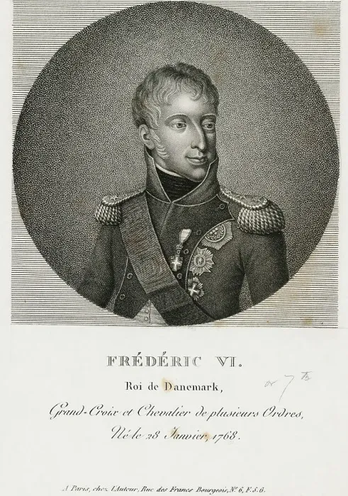Framed Print : Denmark's King Frederik VI Framed Print : Denmark's King Frederik VI
