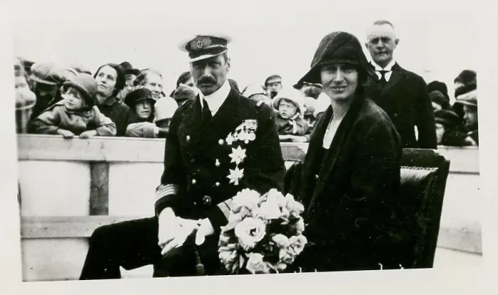 Framed Print : Denmark's King and Queen in 1926 Framed Print : Denmark's King and Queen in 1926