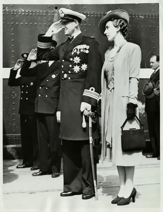 Framed Print : Denmark's Prince Frederick and Princess Ingrid Framed Print : Denmark's Prince Frederick and Princess Ingrid