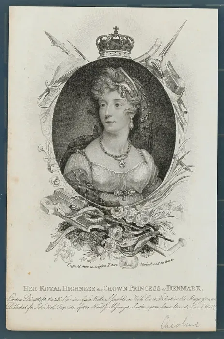 Framed Print : Denmark's Princess Caroline Framed Print : Denmark's Princess Caroline