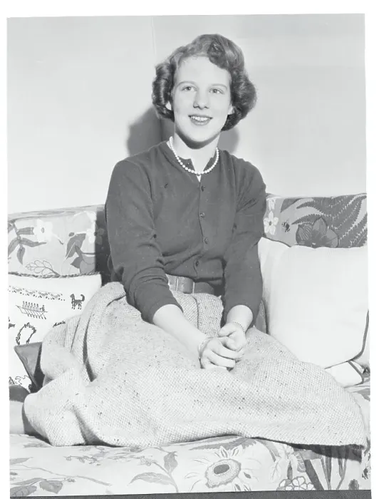Framed Print : Denmark's Princess Margrethe in 1958 Framed Print : Denmark's Princess Margrethe in 1958