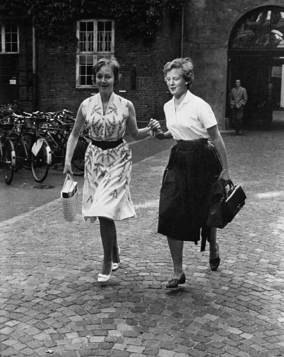 Framed Print : Denmark's Princess Margrethe and Friend Framed Print : Denmark's Princess Margrethe and Friend