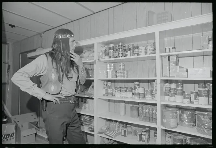 Framed Print : Dennis Banks Observing Food Supply Framed Print : Dennis Banks Observing Food Supply