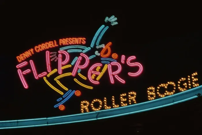Framed Print : Denny Cordell Presents Flipper's Roller Boogie Palace, West Hollywood Framed Print : Denny Cordell Presents Flipper's Roller Boogie Palace, West Hollywood