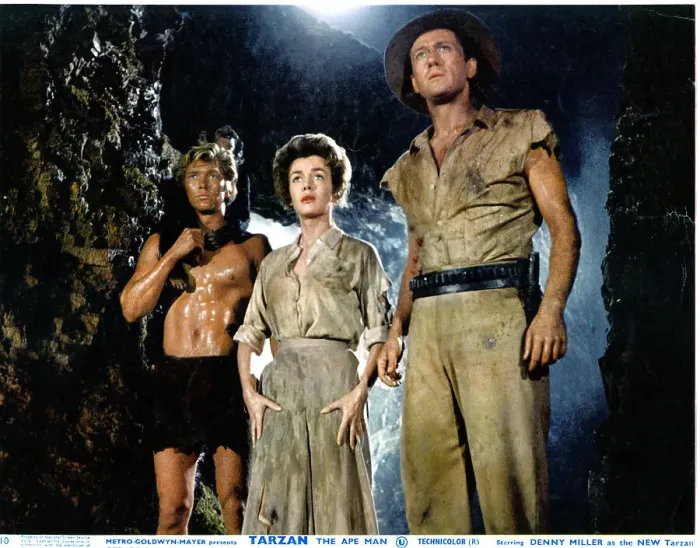Framed Print : Denny Miller And Joanna Barnes In Tarzan, The Ape Man Framed Print : Denny Miller And Joanna Barnes In Tarzan, The Ape Man