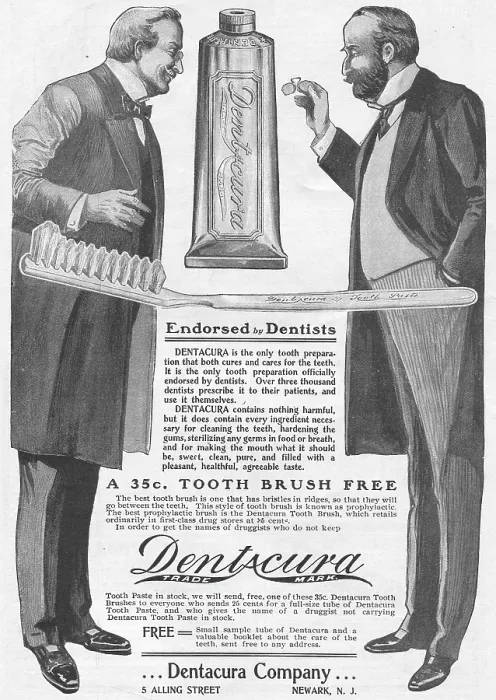 Framed Print : Dentacura Tooth Paste Framed Print : Dentacura Tooth Paste