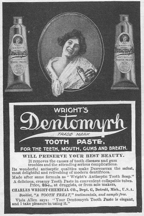 Framed Print : Dentomyrh Tooth Paste Framed Print : Dentomyrh Tooth Paste