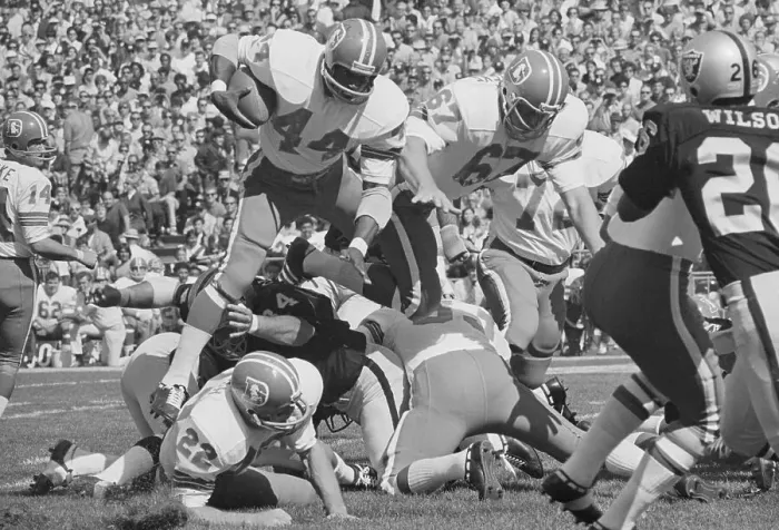 Framed Print : Denver Broncos vs. Oakland Raiders Framed Print : Denver Broncos vs. Oakland Raiders