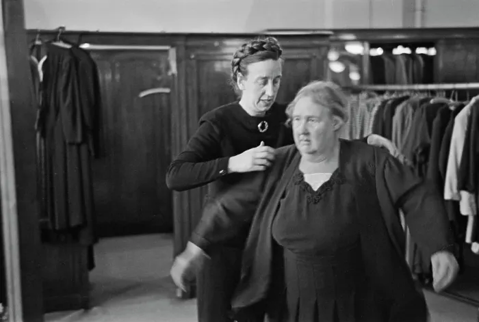 Framed Print : Department Store Fitting Room, 1950 Framed Print : Department Store Fitting Room, 1950