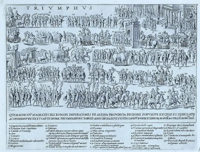 Framed Print : Depicted here is the procession during a Roman triumph. It shows the legions of cohorts at the end of the procession up to the Temple of Jupiter on Capitoline Hill, historical Rome, Italy, digital reproduction of a 17th century original Framed Print : Depicted here is the procession during a Roman triumph. It shows the legions of cohorts at the end of the procession up to the Temple of Jupiter on Capitoline Hill, historical Rome, Italy, digital reproduction of a 17th century original
