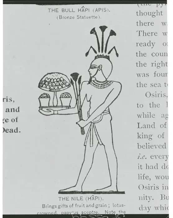 Framed Print : Depiction of Statuette as Osiris King and Judge