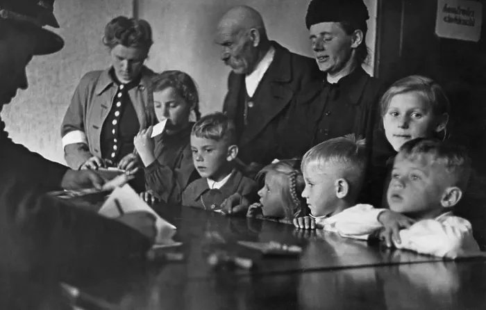 Framed Print : Deported Germans Framed Print : Deported Germans
