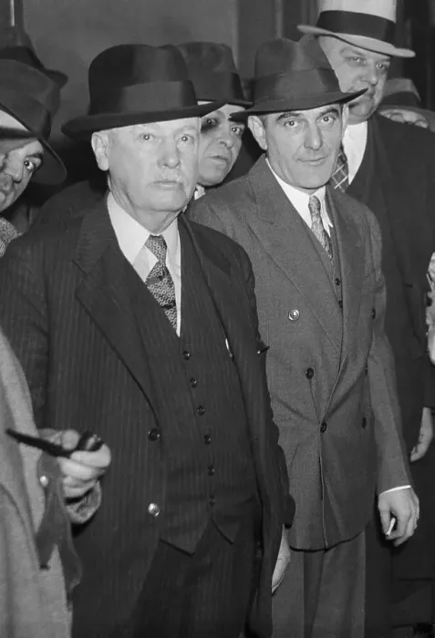 Framed Print : Deputies Escorting Victor Lustig Framed Print : Deputies Escorting Victor Lustig