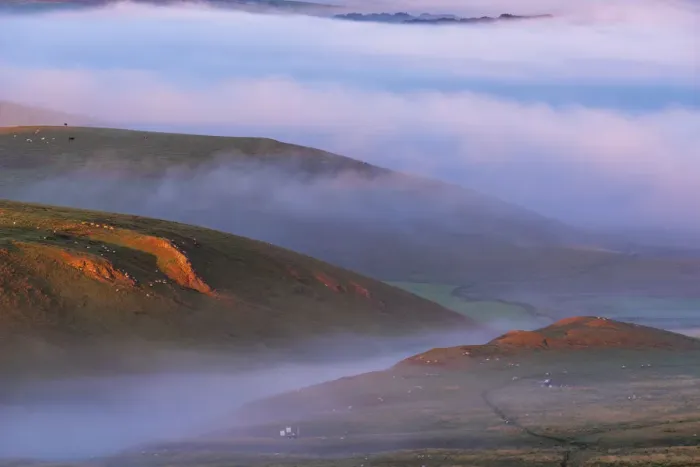 Framed Print : Derbyshire sunrise, English Peak District Framed Print : Derbyshire sunrise, English Peak District