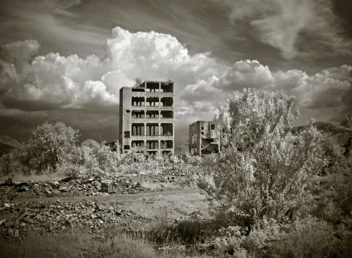 Framed Print : Derelict Buildings Framed Print : Derelict Buildings