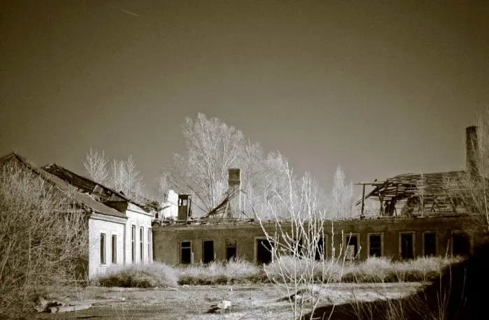 Framed Print : Derelict Buildings Framed Print : Derelict Buildings