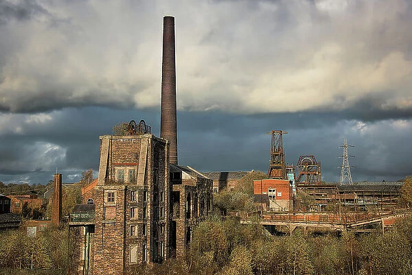 Derelict site of Chatterley Whitfield