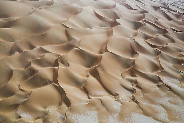 Desert aerial shot, United Arab Emirates