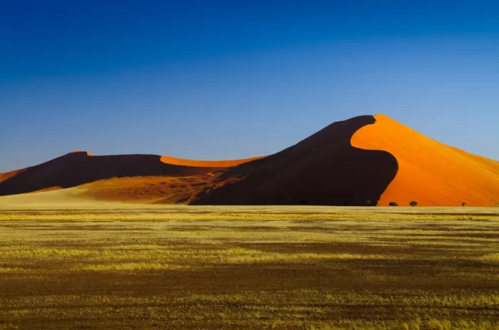 Framed Print : Desert Dunes at Sunset