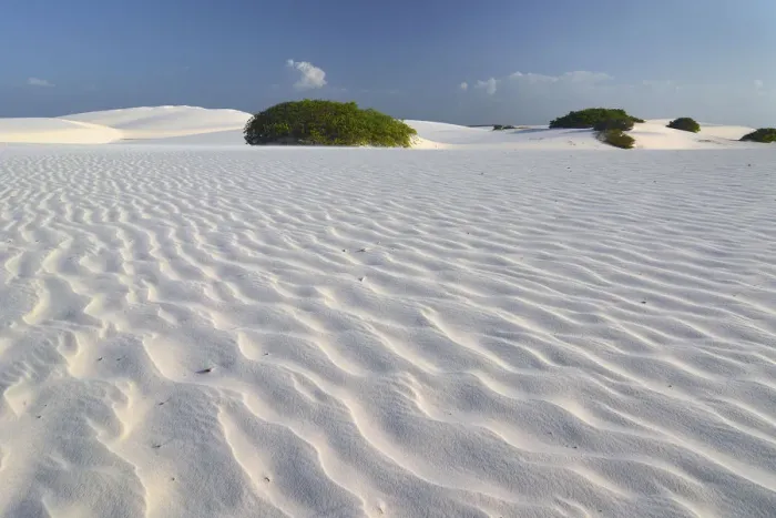 Framed Print : Desert landscape, Parque Nacional dos Lencois Maranhenses or Lencois Maranhenses National Park, Maranhao, Brazil