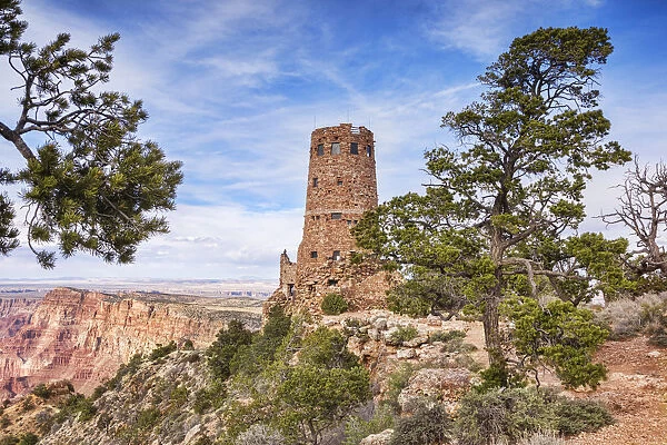 Desert View Watchtower, Grand Canyon, Arizona, United States