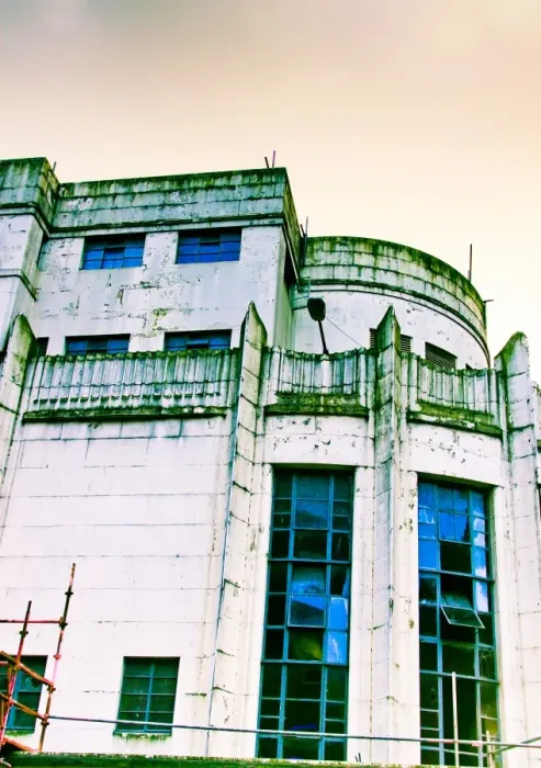 Framed Print : Deserted Art Deco building Framed Print : Deserted Art Deco building