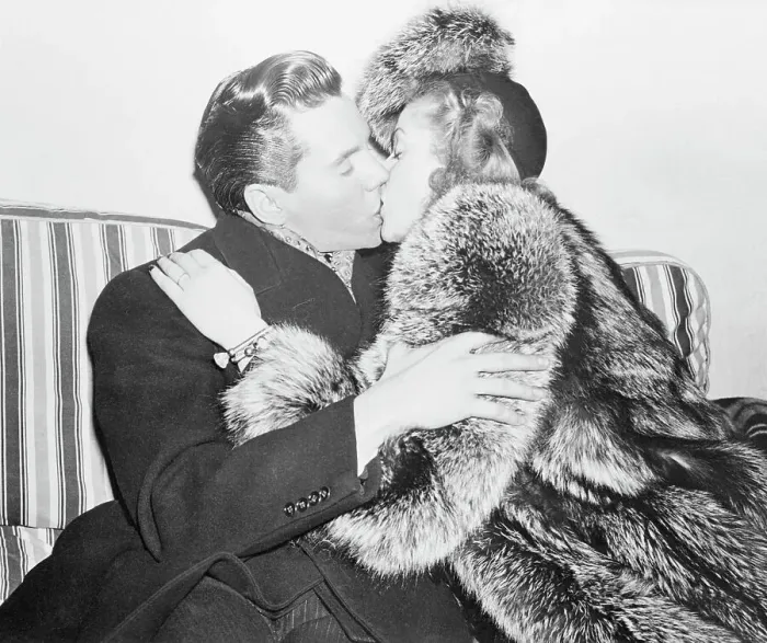 Framed Print : Desi Arnaz Kissing His New Wife Lucille Ball Framed Print : Desi Arnaz Kissing His New Wife Lucille Ball