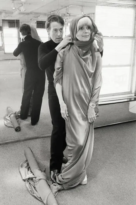 Framed Print : Designer Halston and Carol Channing Framed Print : Designer Halston and Carol Channing