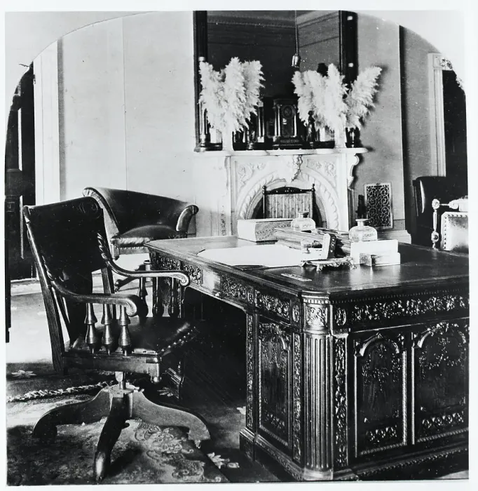 Framed Print : Desk Of President Mckinley; White House Framed Print : Desk Of President Mckinley; White House