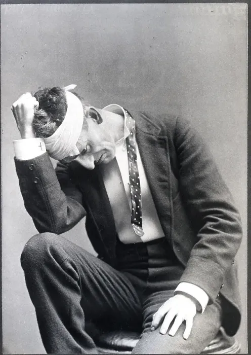 Framed Print : Despair. (Original Caption). The Mood of Man Framed Print : Despair. (Original Caption). The Mood of Man