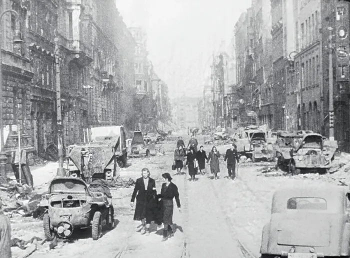 Framed Print : Destroyed Streets in Berlin Framed Print : Destroyed Streets in Berlin