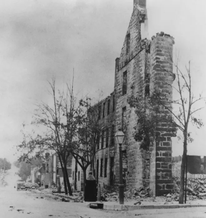Framed Print : Destruction of Chambersburg Framed Print : Destruction of Chambersburg